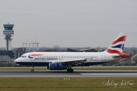 British Airways - A319-131 - G-EUPU - 25L - 05/01/2020